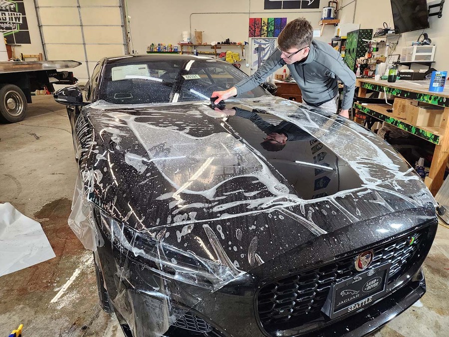 Paint protection film installation