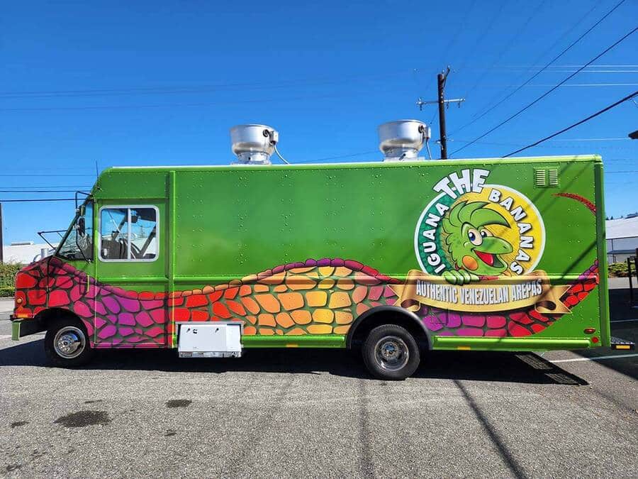 Food truck wrap by USA Wrap Co