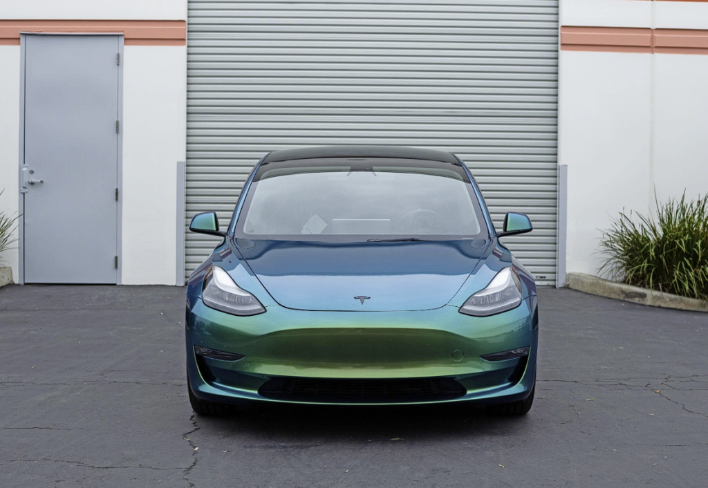 Color Change – Car – Tesla Model 3 - USA Wrap Co Gig Harbor WA