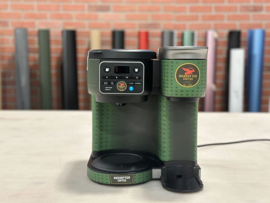 Color Change – Coffee Maker – Huxdotter Coffee - USA Wrap Co Gig Harbor WA