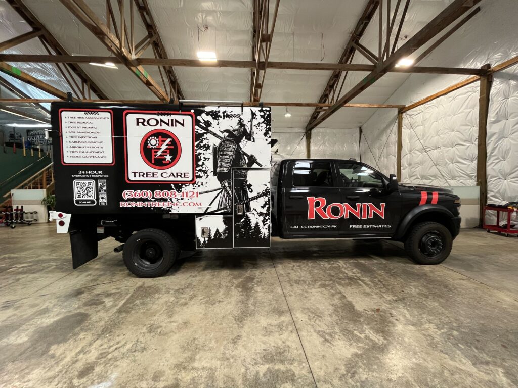 Full Wrap – Box Truck – Ronin Tree Care - USA Wrap Co Gig Harbor WA
