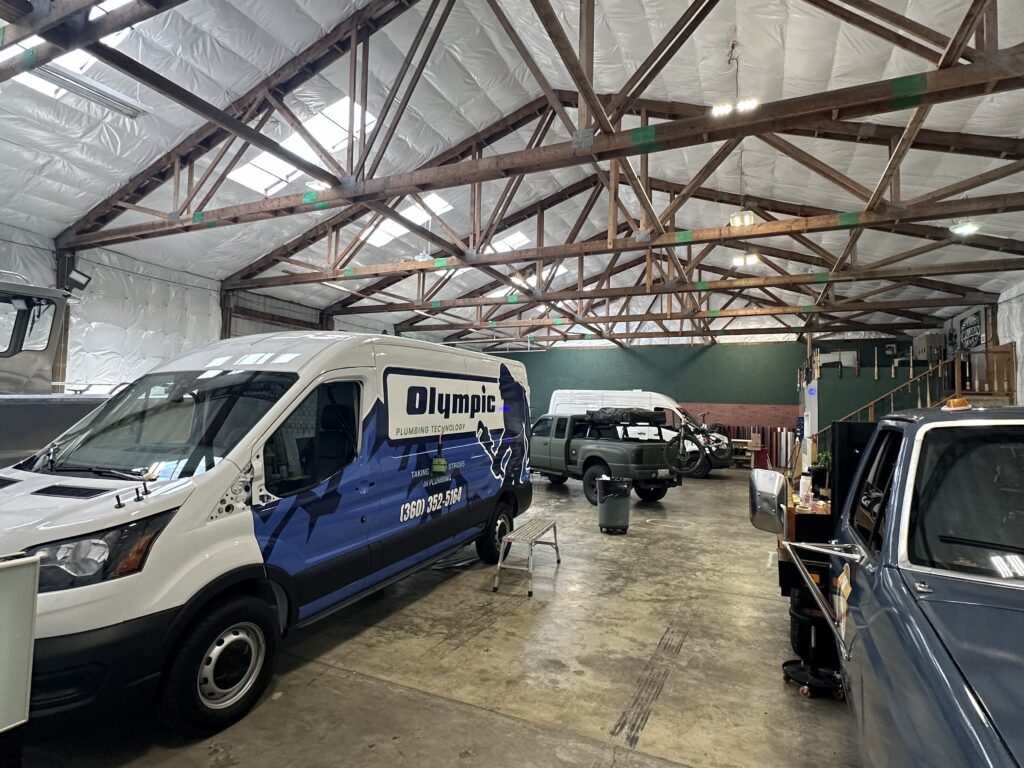 Full Wrap – Cargo Van – Olympic Plumbing Technology - USA Wrap Co Gig Harbor WA