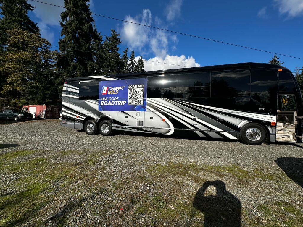 Full Wrap – Motorhome – ClubWPT Gold - USA Wrap Co Gig Harbor WA