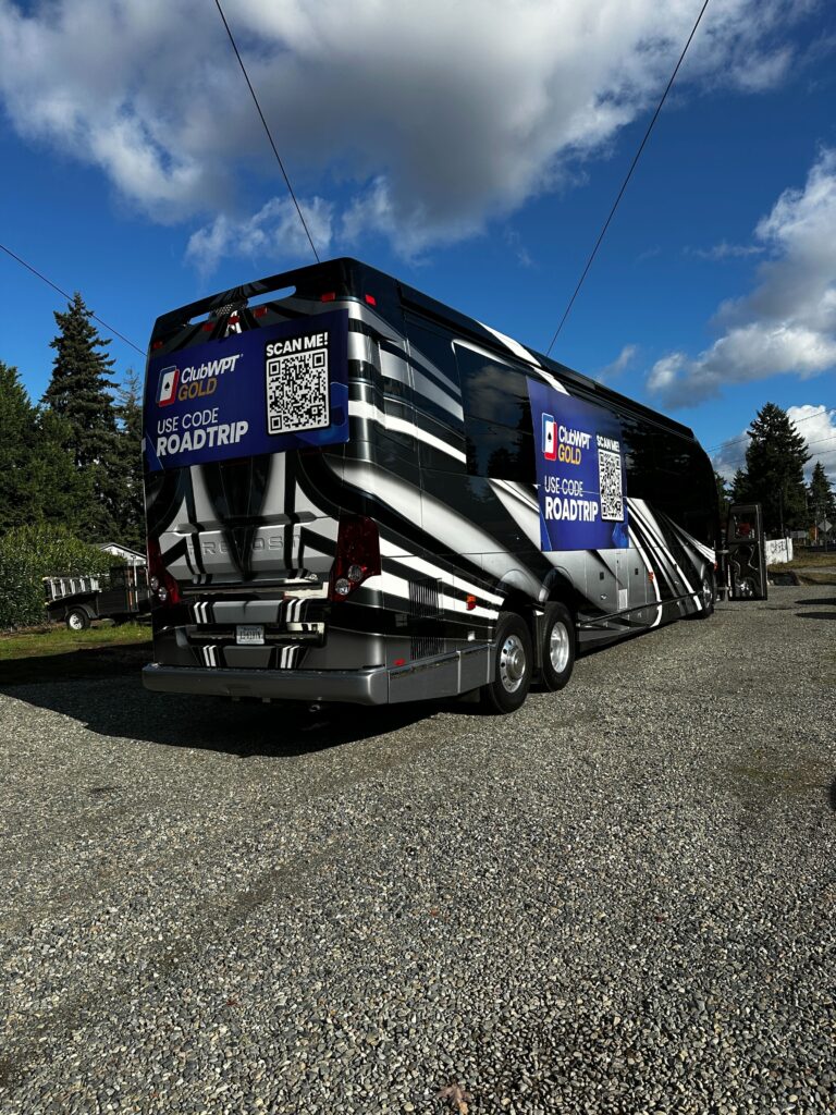 Full Wrap – Motorhome – Escapt Gold - USA Wrap Co Gig Harbor WA