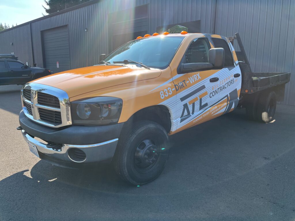 Full Wrap – Pickup Truck – ATL Contractors 3 - USA Wrap Co Gig Harbor WA