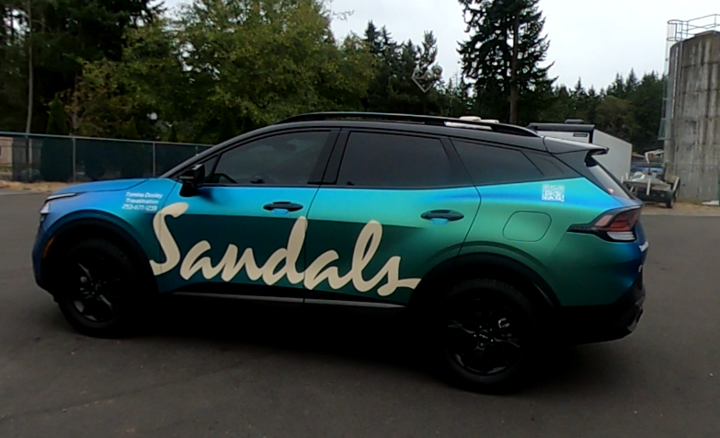 Full Wrap – SUV – Sandals - USA Wrap Co Gig Harbor WA