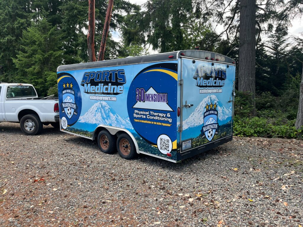 Full Wrap – Trailer – Sports Medicine Washington FC 6 - USA Wrap Co Gig Harbor WA