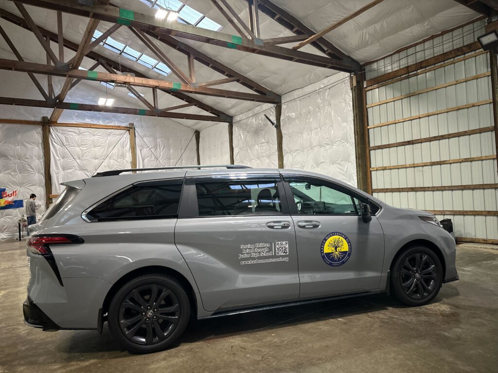 Partial Wrap – Minivan – Montessori Children’s House - USA Wrap Co Gig Harbor WA