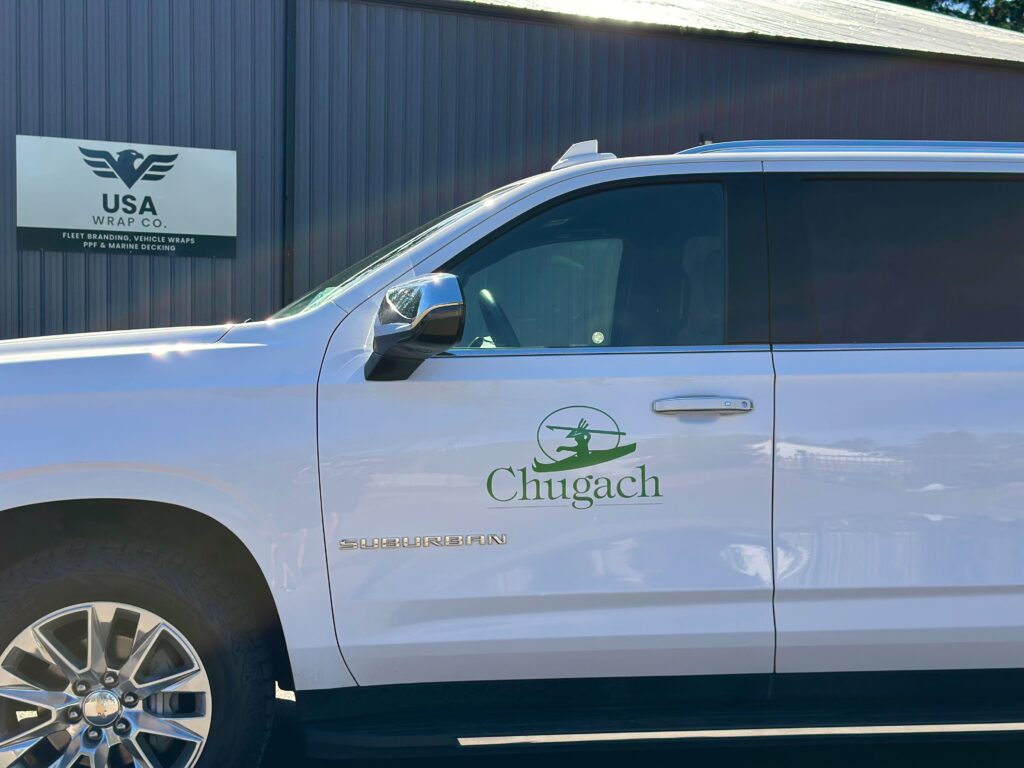 Partial Wrap – SUV – Chugach - USA Wrap Co Gig Harbor WA