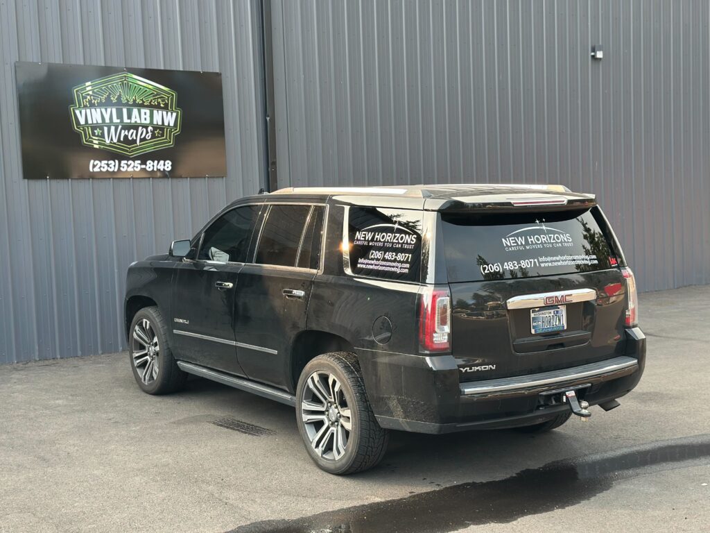 Partial Wrap – SUV – New Horizons - USA Wrap Co Gig Harbor WA