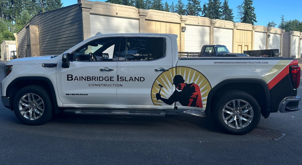 Truck – Half Wrap - USA Wrap Co Gig Harbor WA